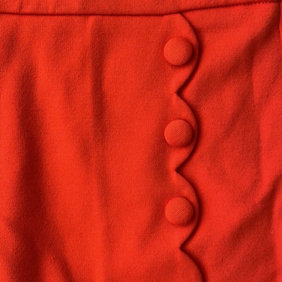 Orange Catherine Catherine Malandrino Mini Skirt - Size 4 - Picture 4 of 4